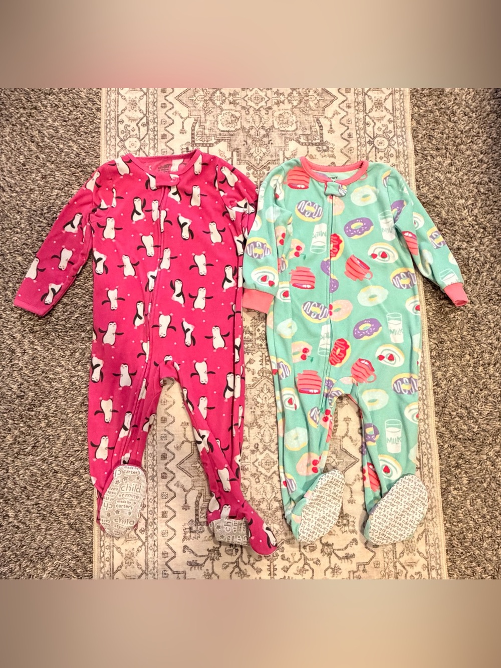 24 month Carter's footie pajamas
